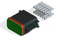 DEUTSCH DT06-12S CONNECTOR KIT